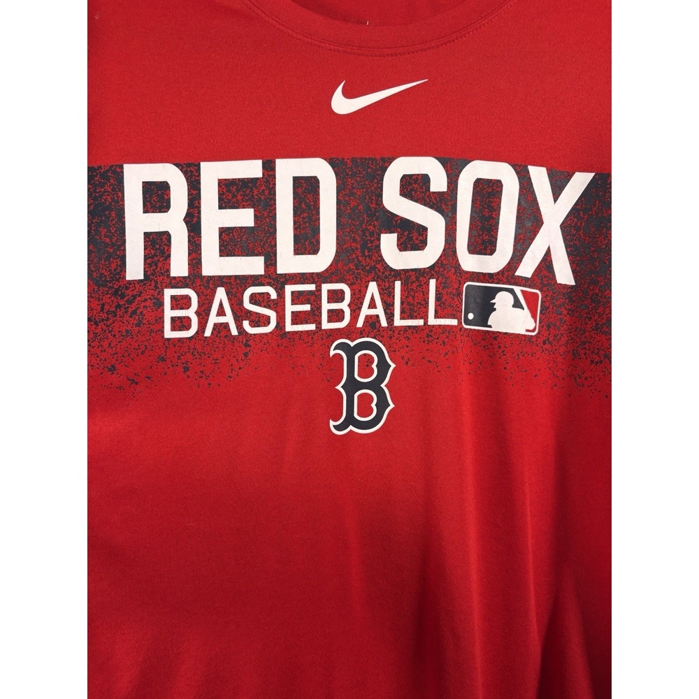 Nike Authentic tee shirt size L boston red sox short sleeve pullover - Picture 4 of 6